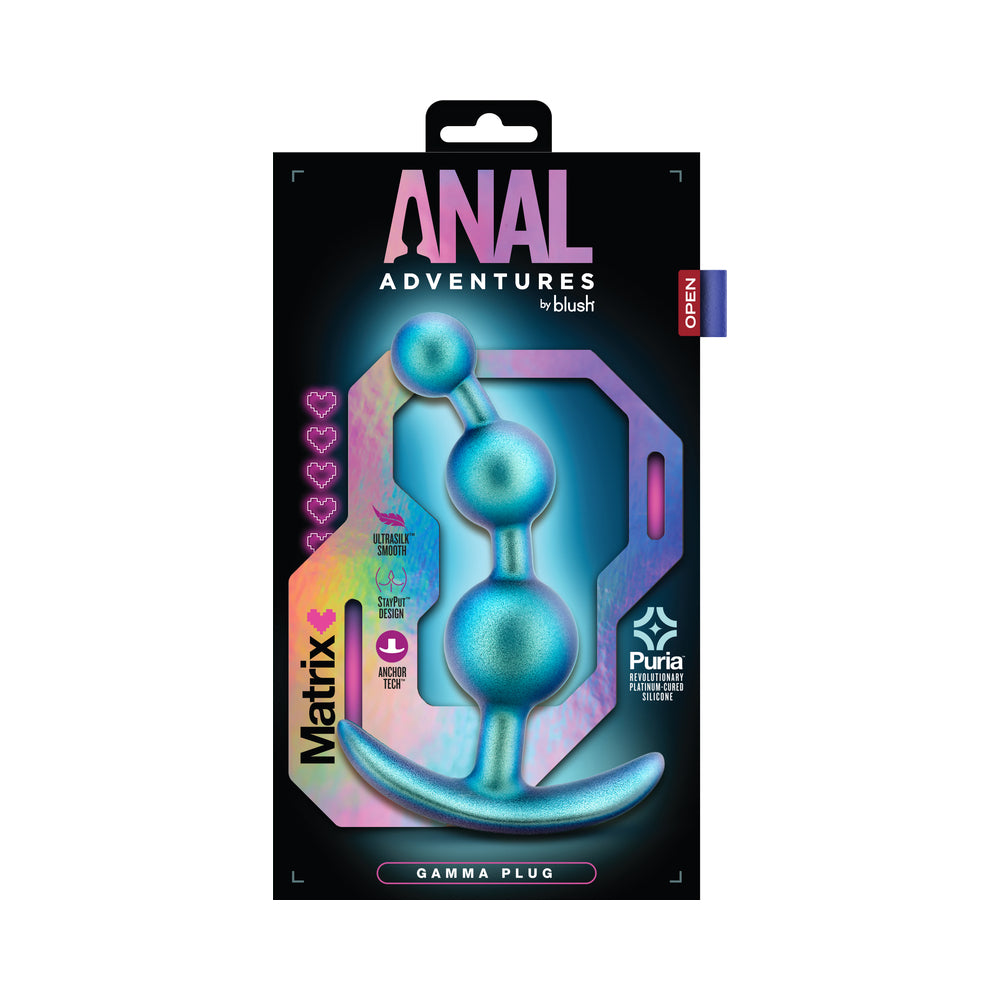 Anal Adventures Matrix Gamma Plug Teal