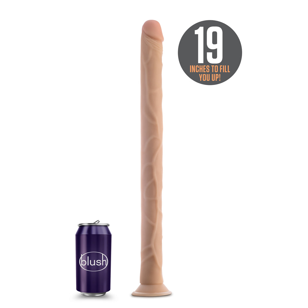 Dr. Skin Dildo 19in Beige