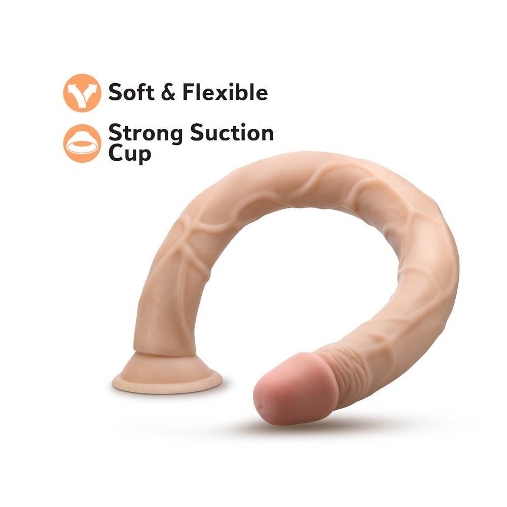 Dr. Skin Dildo 19in Beige