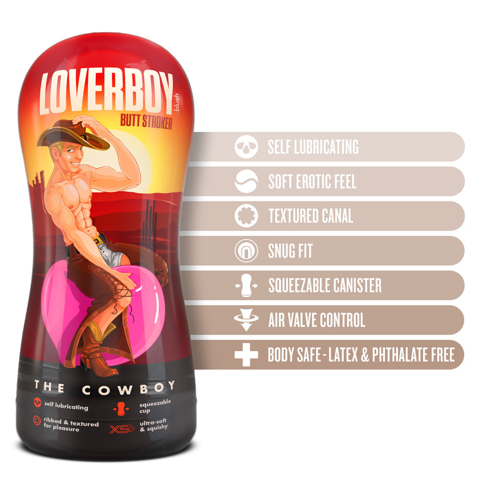 Coverboy Cowboy Self Lube Stroker Beige