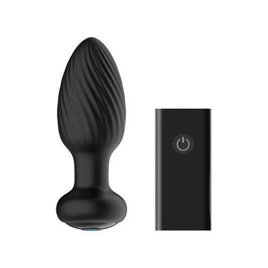 Nexus Tornado Anal Plug w/Remote Black