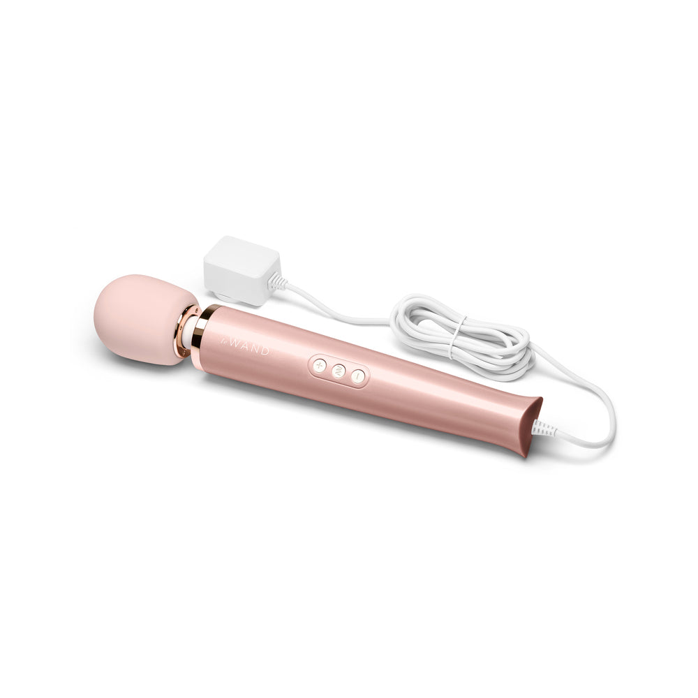 Le Wand Plugin Massager Rose Gold