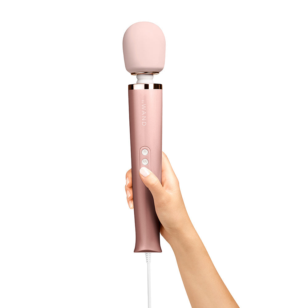 Le Wand Plugin Massager Rose Gold