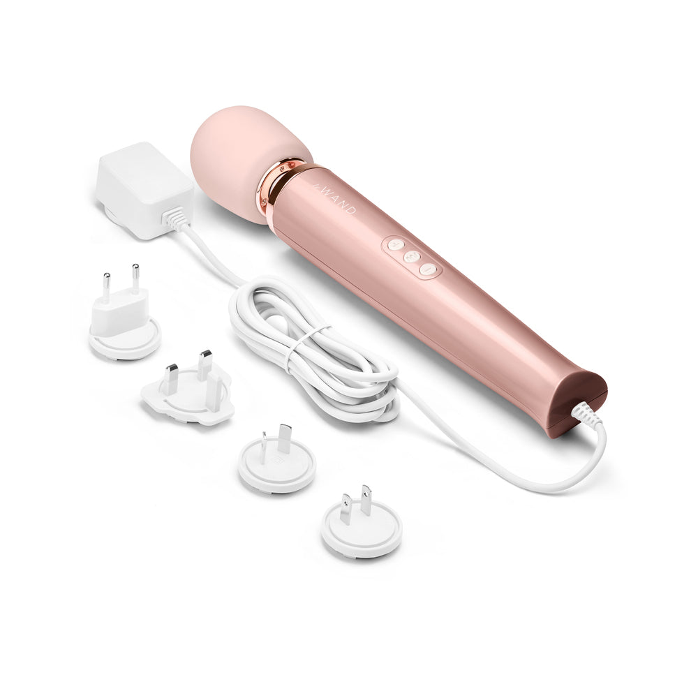 Le Wand Plugin Massager Rose Gold