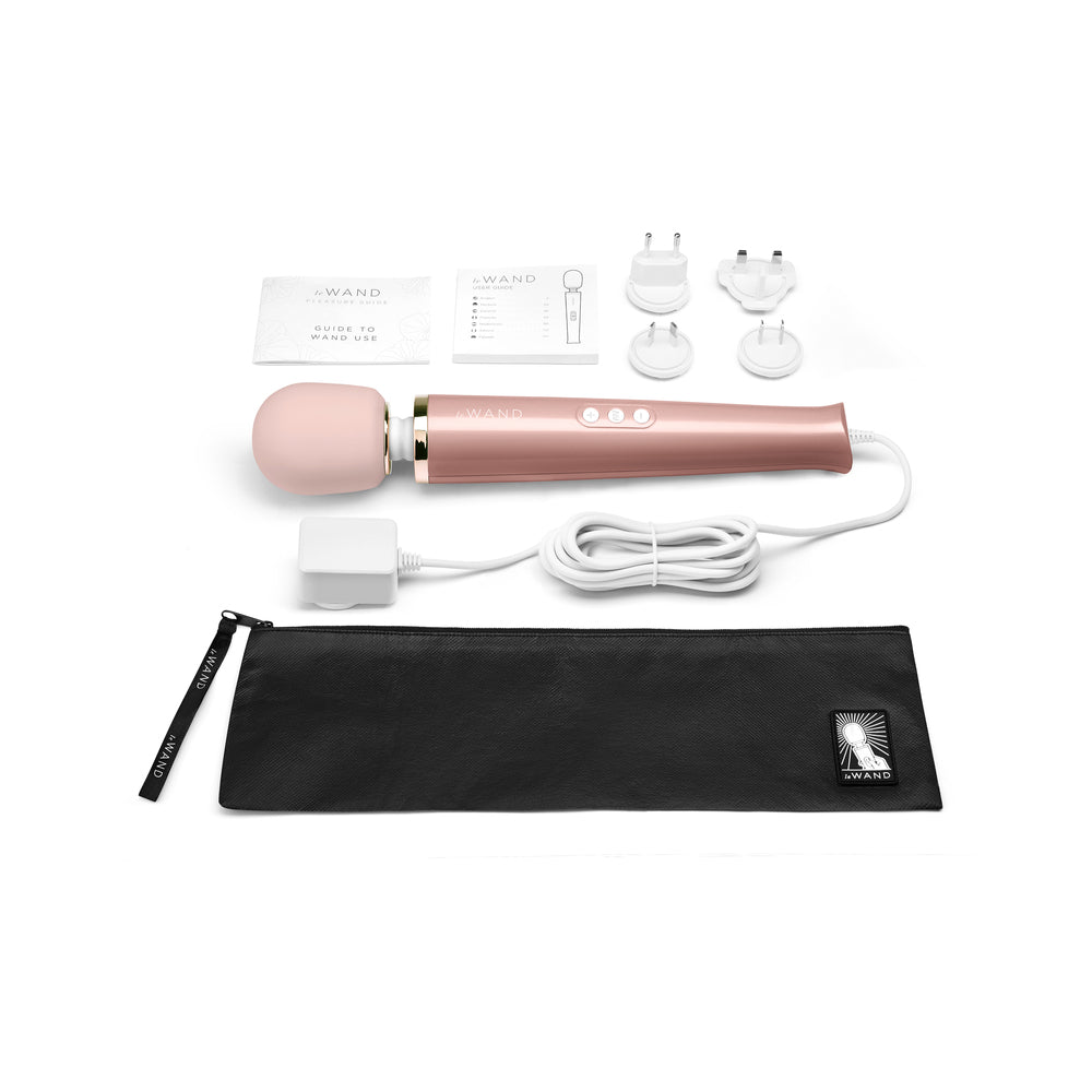 Le Wand Plugin Massager Rose Gold