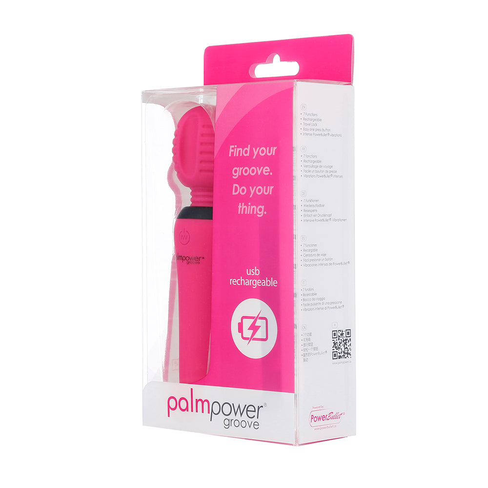 Palmpower Groove Mini Wand Fuchsia