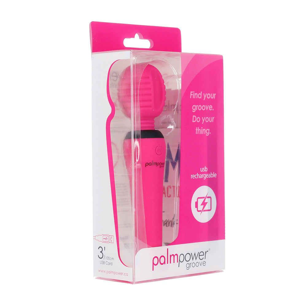 Palmpower Groove Mini Wand Fuchsia