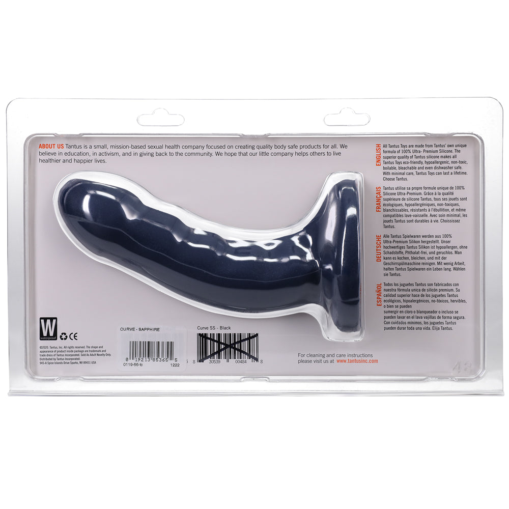 Tantus Curve Medium-Firm Sapphire