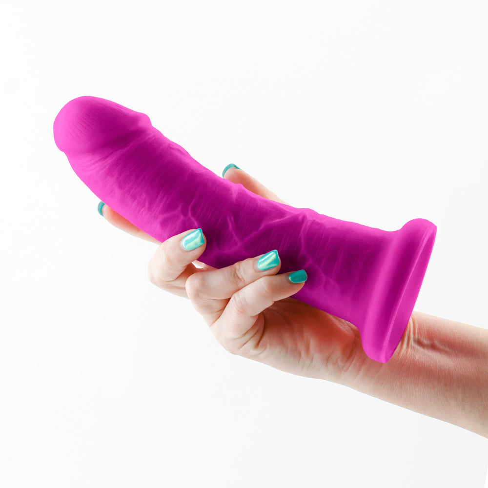 Colours Dual Density Girth 7in Dildo Pur