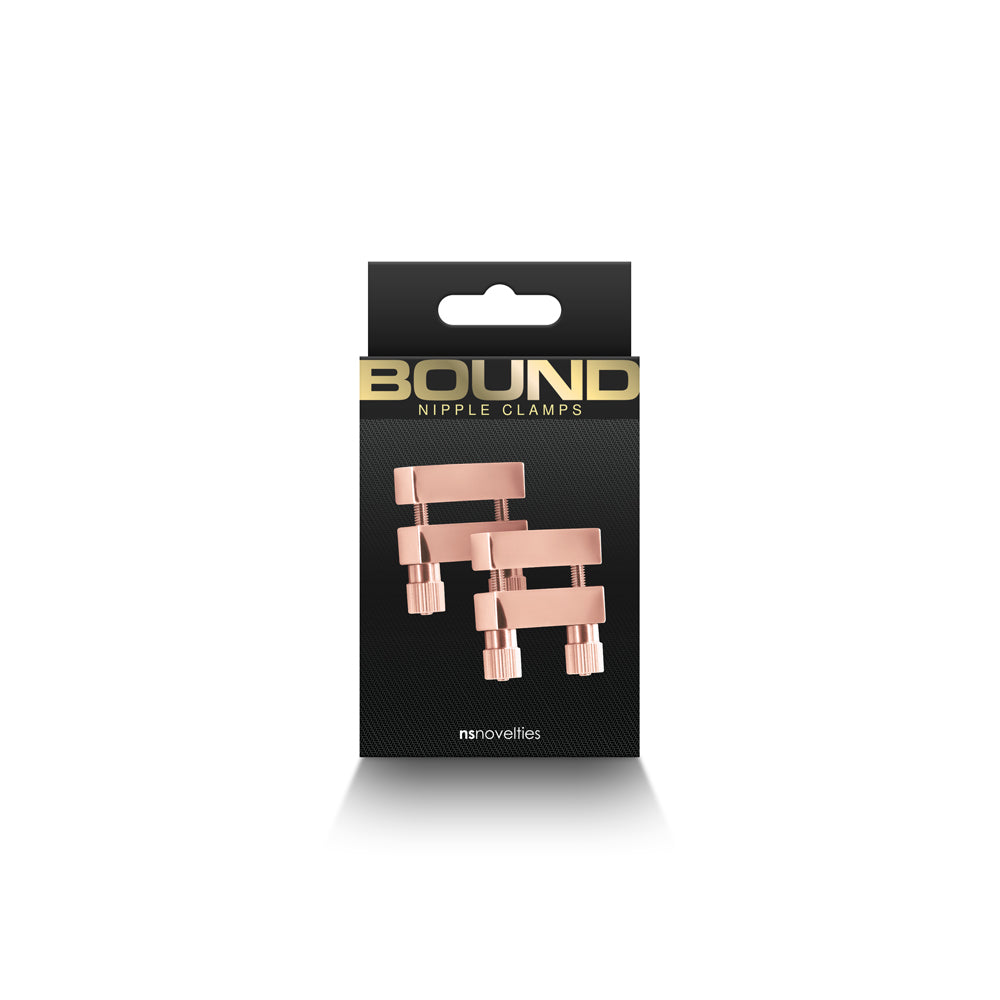 Bound Nipple Clamps V1 Rose Gold