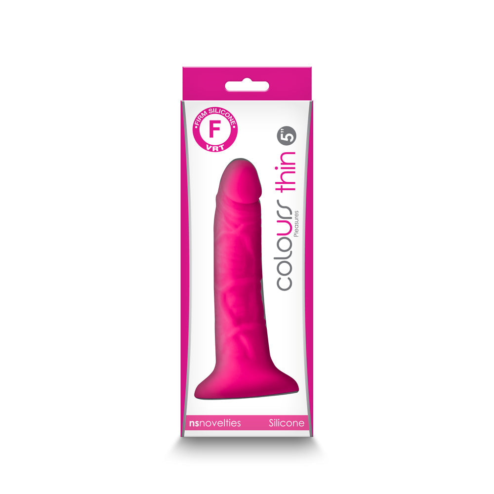 Colours Pleasures Thin 5in Dildo Pink