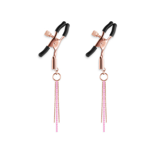 Bound Nipple Clamps D3 Rose Gold