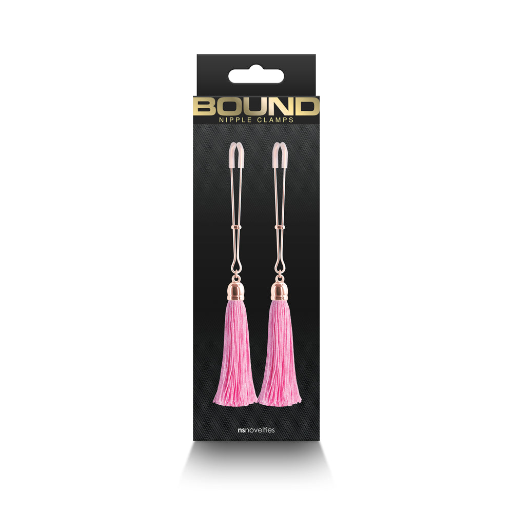 Bound Nipple Clamps T1 Pink