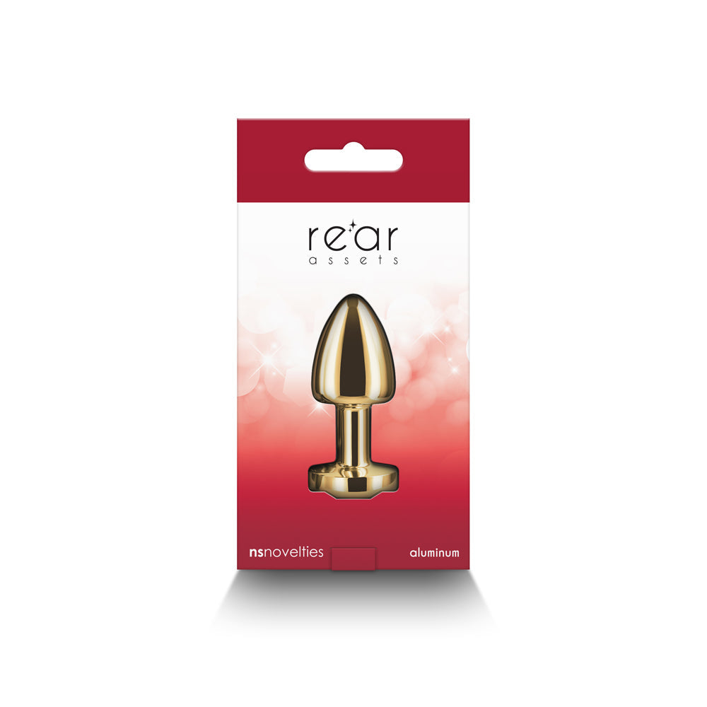 Rear Assets Petite Anal Plug Gold/Red