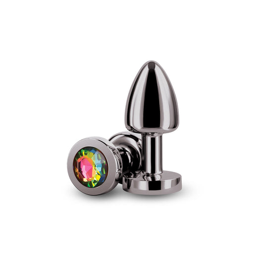 Rear Assets Petite Plug Gunmetal/Rainbow