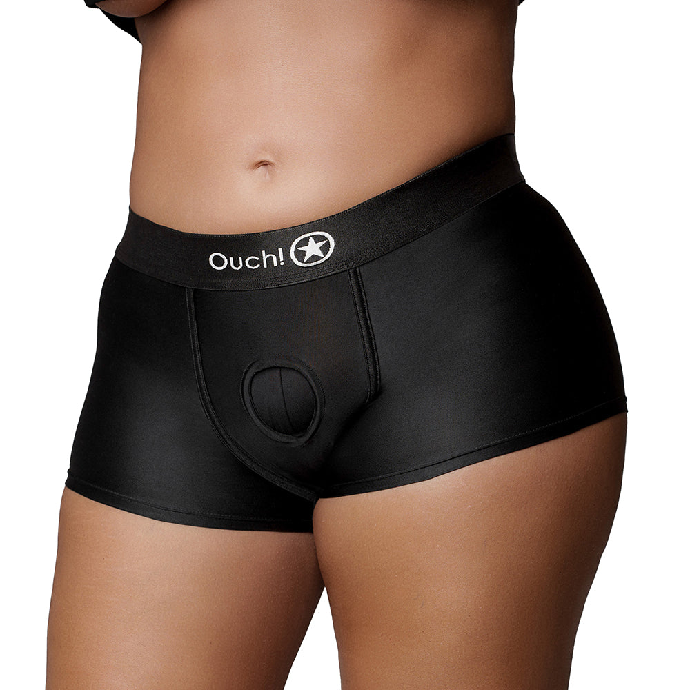 Ouch Vibr Strapon Boxer XL/2XL Blk