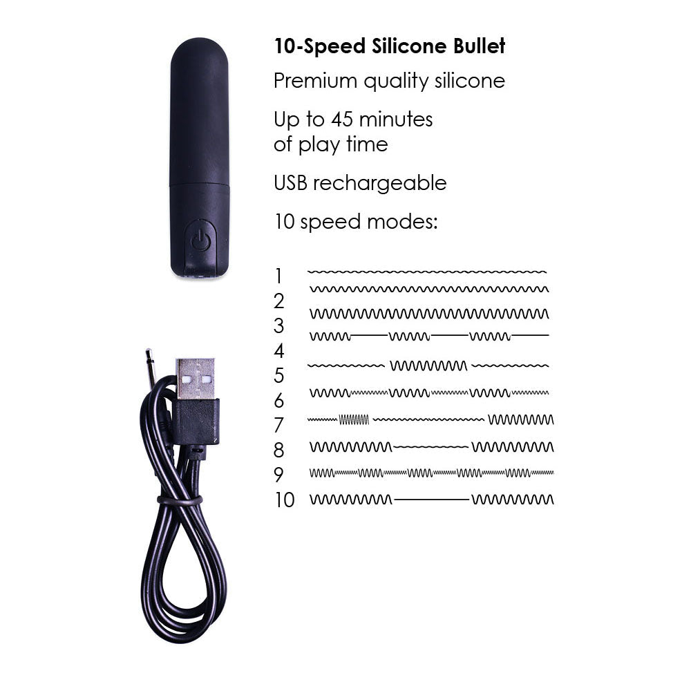 Ouch! Vibrating Strap-on Brief Black XS/S