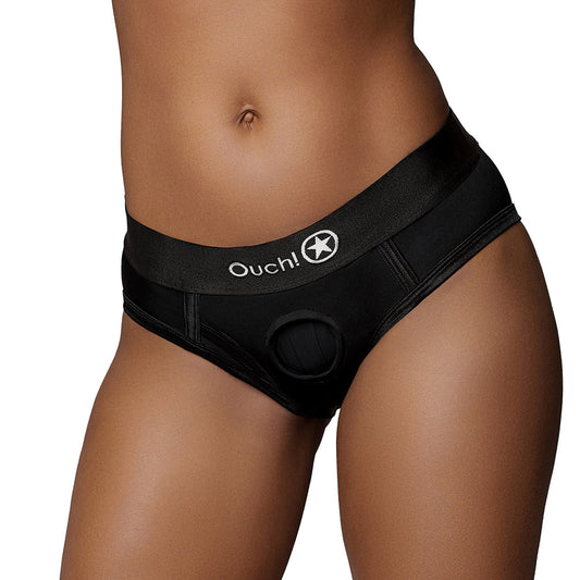 Ouch Vibr Strapon HC Brief M/L Blk