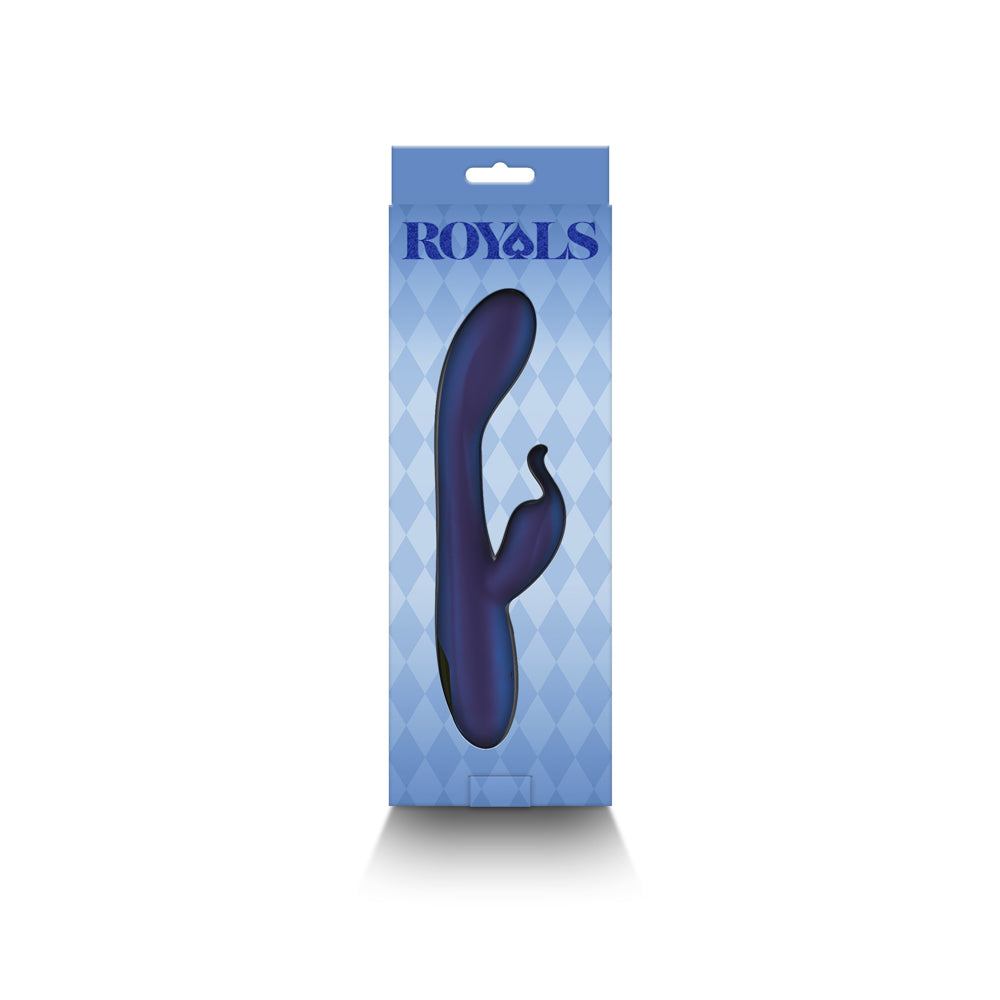 Vibrador conejo Royals Empress azul metalizado