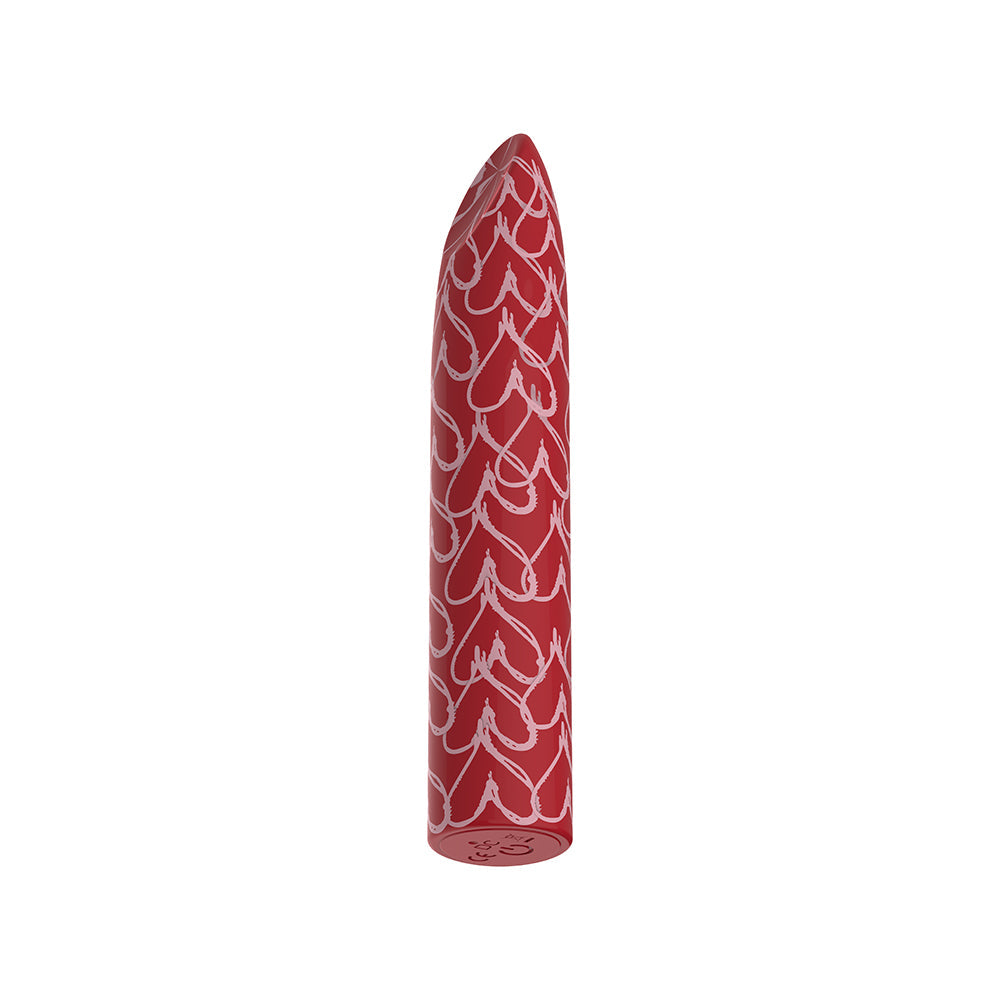 Luv Inc Hb82 Heart Bullet Red