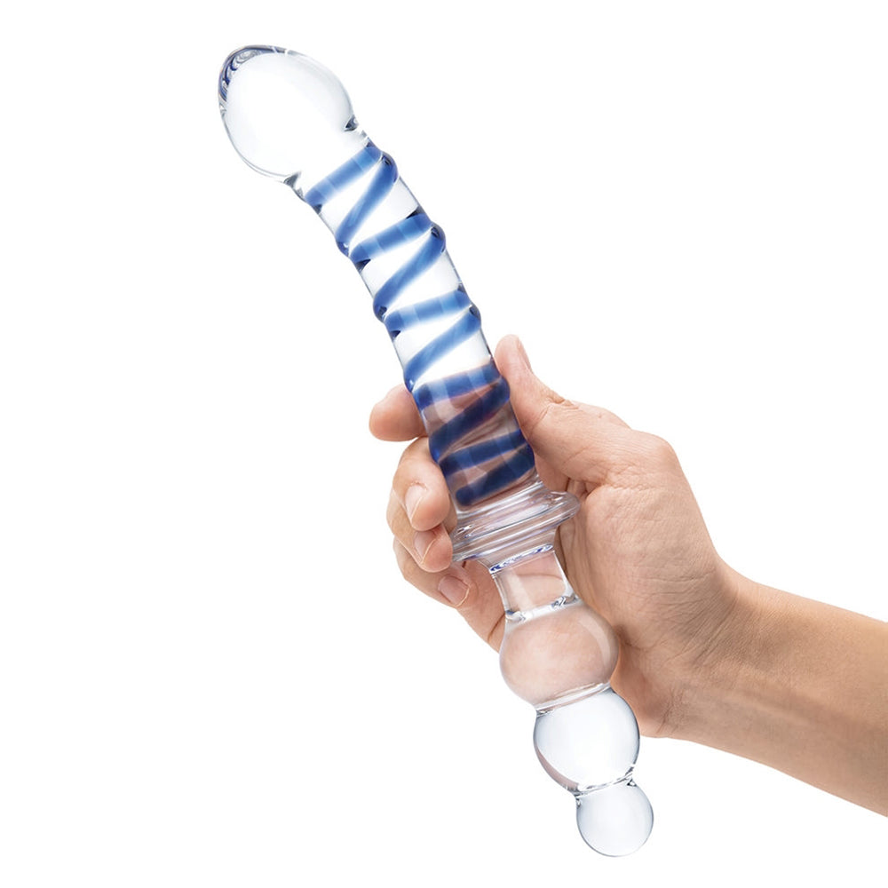 Glas Twister 10in Dual-Ended Dildo