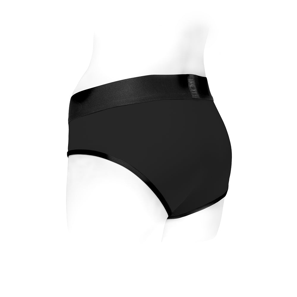 SpareParts Tomboi Nylon Briefs Blk M