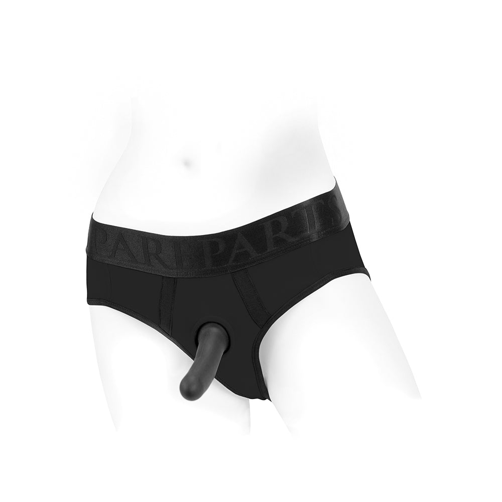 SpareParts Tomboi Nylon Briefs Blk M