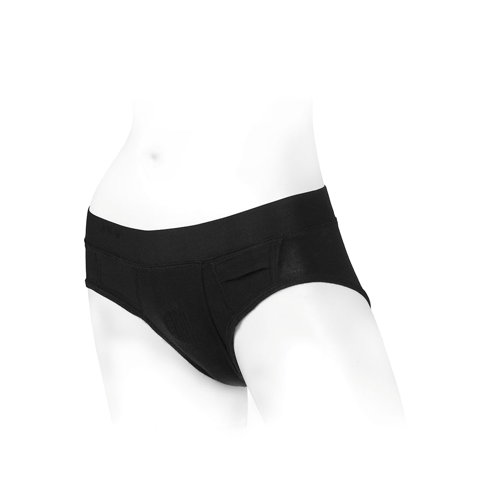 SpareParts Tomboi Rayon Briefs Blk S