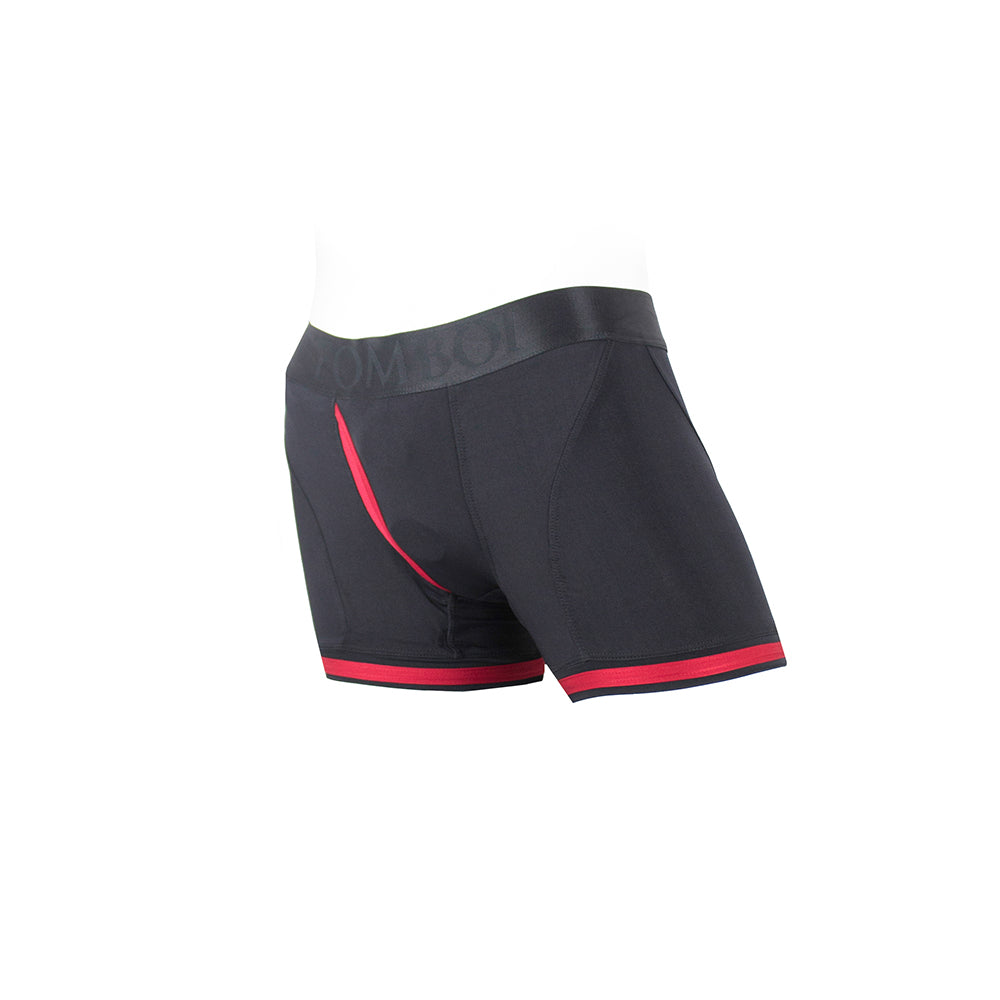 SpareParts Tomboii Nylon Boxer BkRed XXS