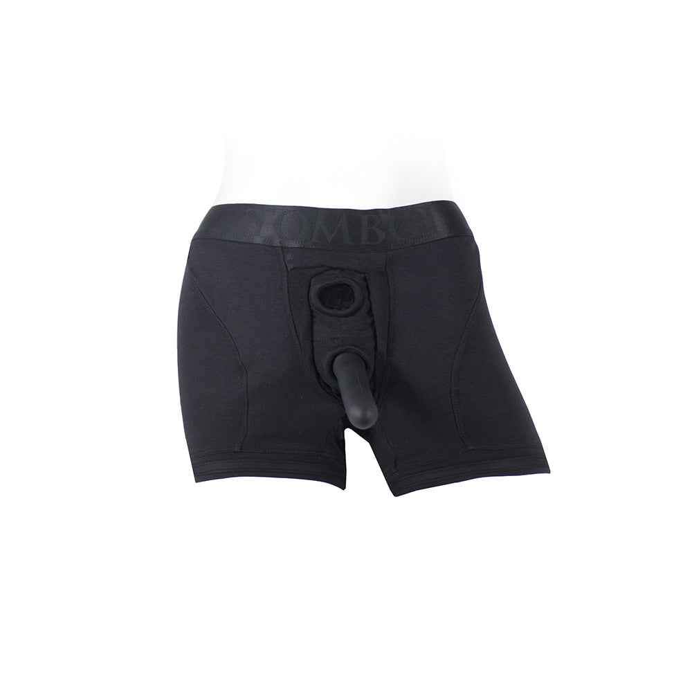 SpareParts Tomboii Rayon Boxer Briefs Arnés Negro Talla XS