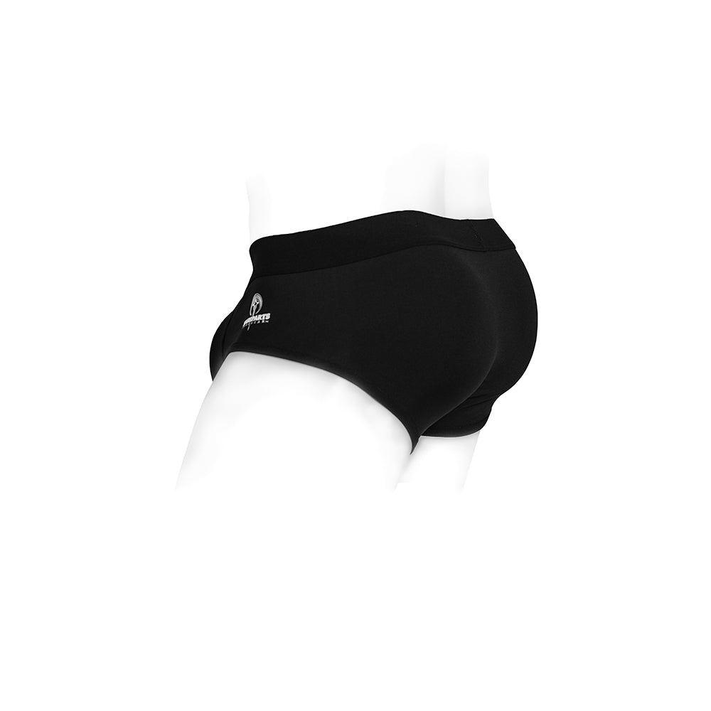 SpareParts Pete Briefs Nylon Packing Underwear Black Size L