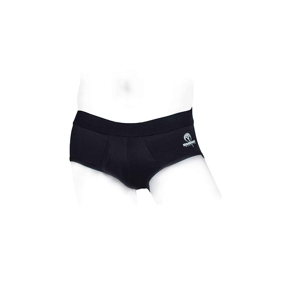 SpareParts Pete Briefs Nylon Packing Underwear Black Size 2XL