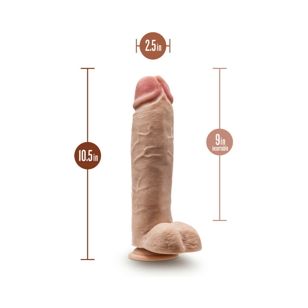 Dr. Skin Mr. Mister Dildo/Ball 10.5in Be