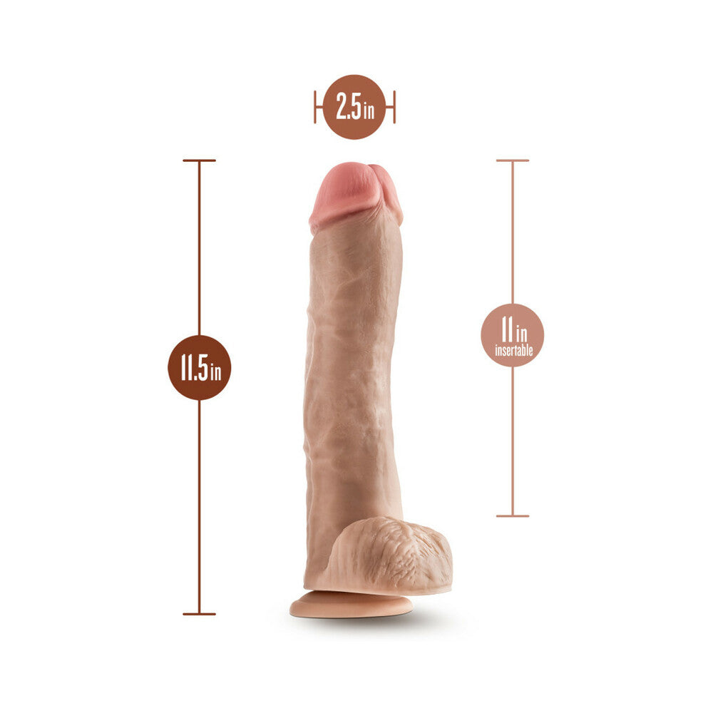 Dr. Skin Mr. Savage Dildo/Ball 11.5in Be