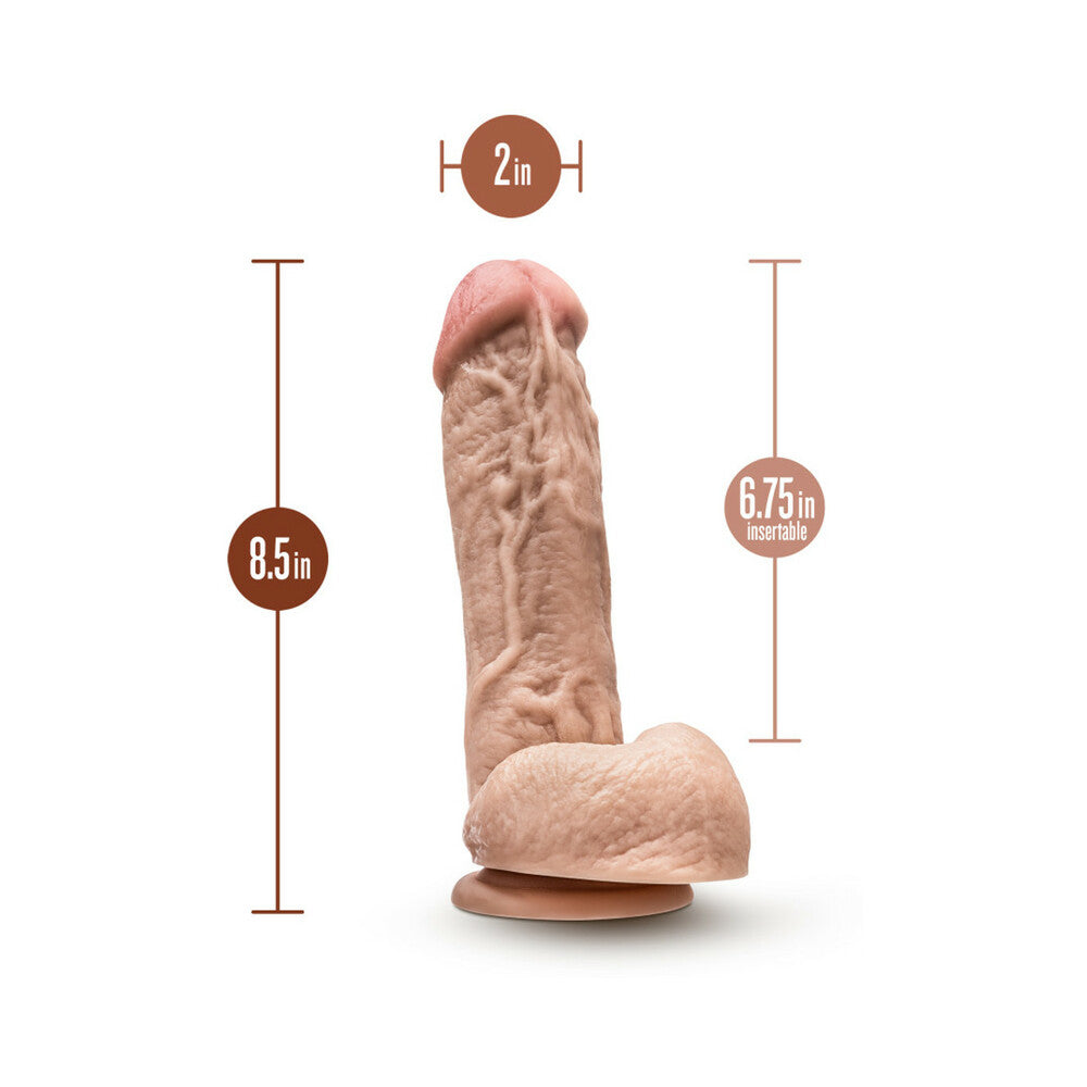 Dr. Skin Mr. D Dildo/Ball 8.5in Be