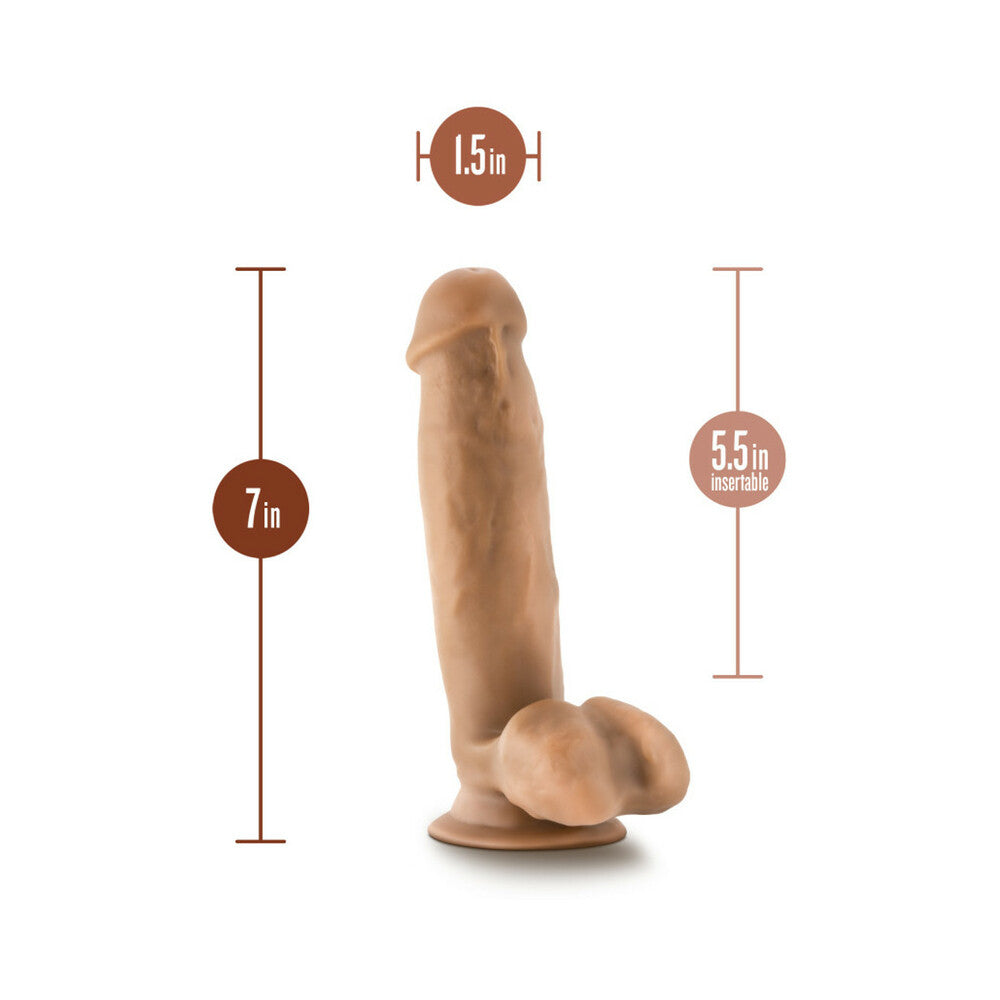 Dr. Skin Dr. Mark Dildo/Ball 7in Tan