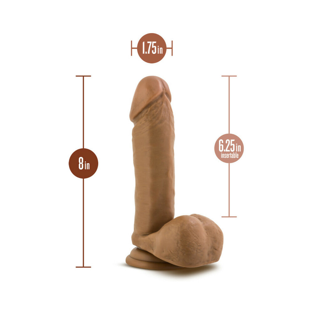 Dr. Skin Dr. William Dildo/Ball 8in Tan