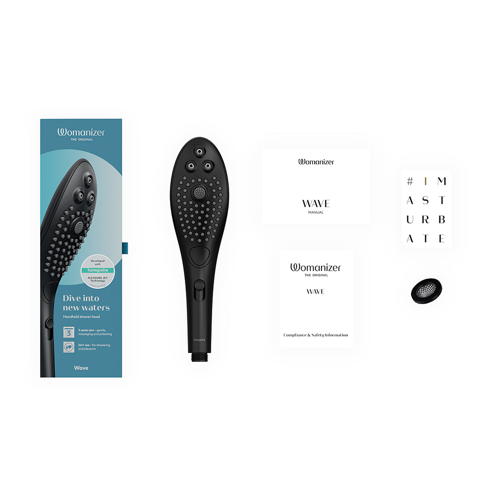 Womanizer Wave Shower Head Masturbate Bk