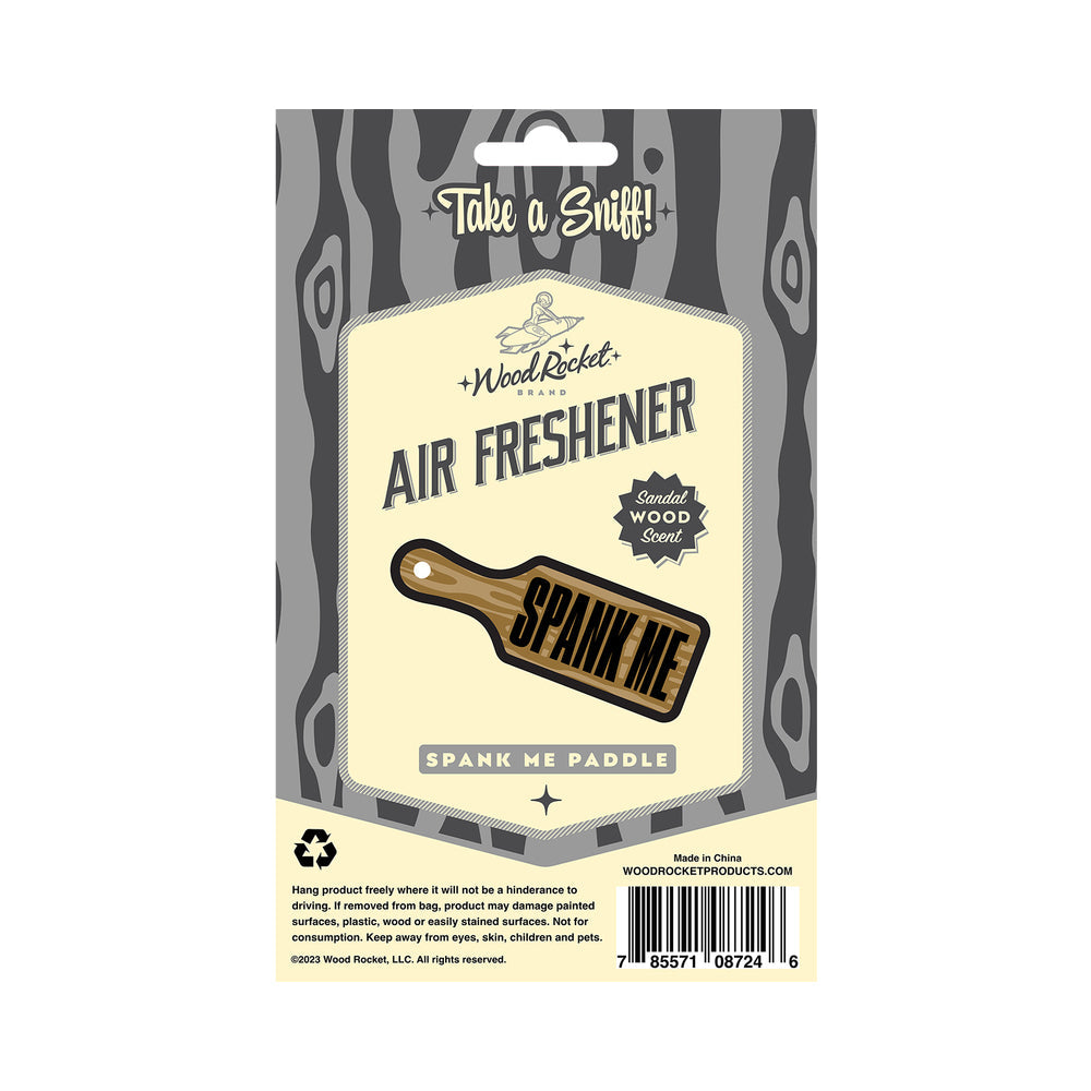 Wood Rocket Air Freshener Spank Me Paddl