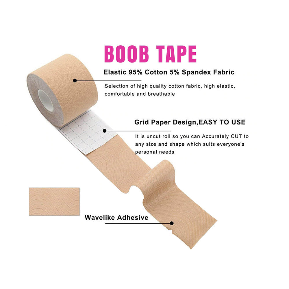 Neva Nude Boob Tape 16ft Honey