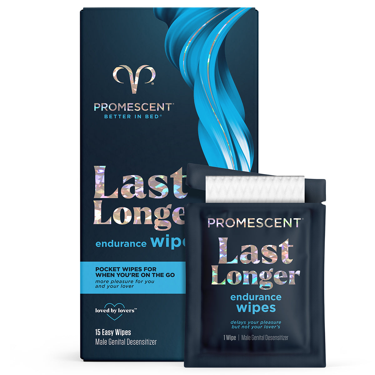 Promescent Delay Wipes 15-Pack