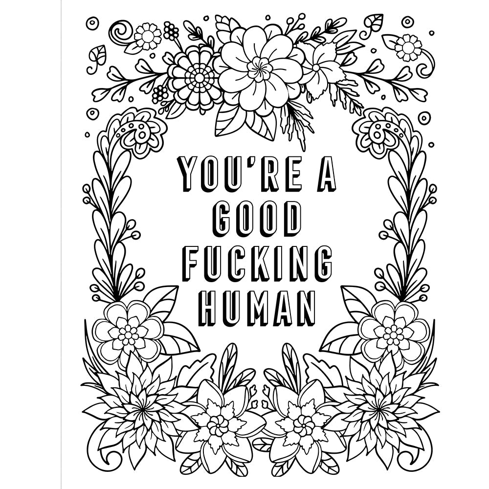 Happy as F*ck Coloring Book