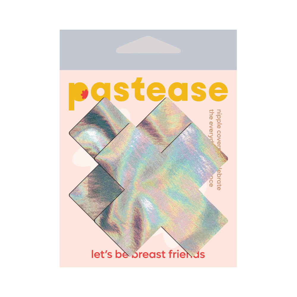 Pastease Holographic Crosses Silver