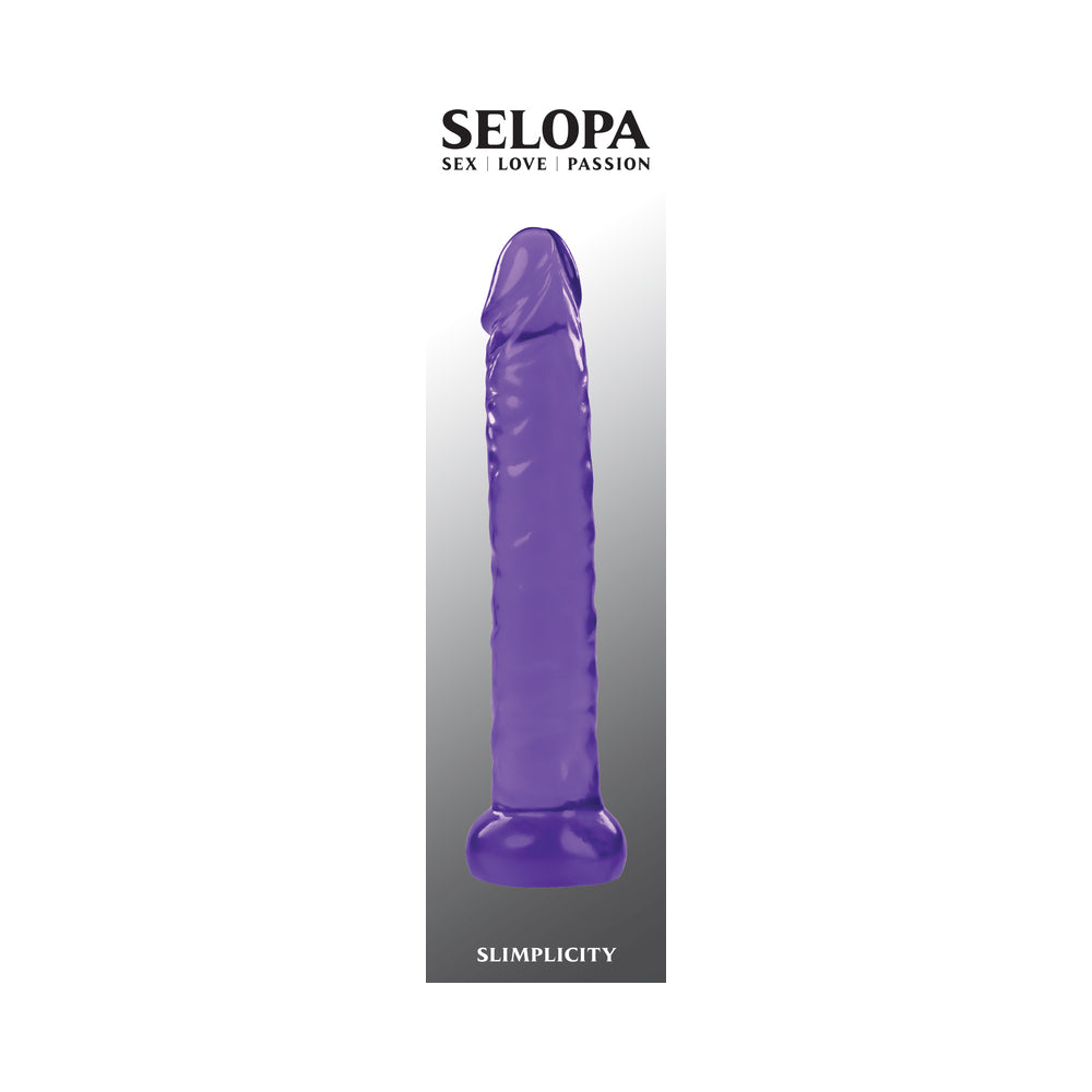 Selopa Slimplicity 6 pulgadas Jelly Dong morado