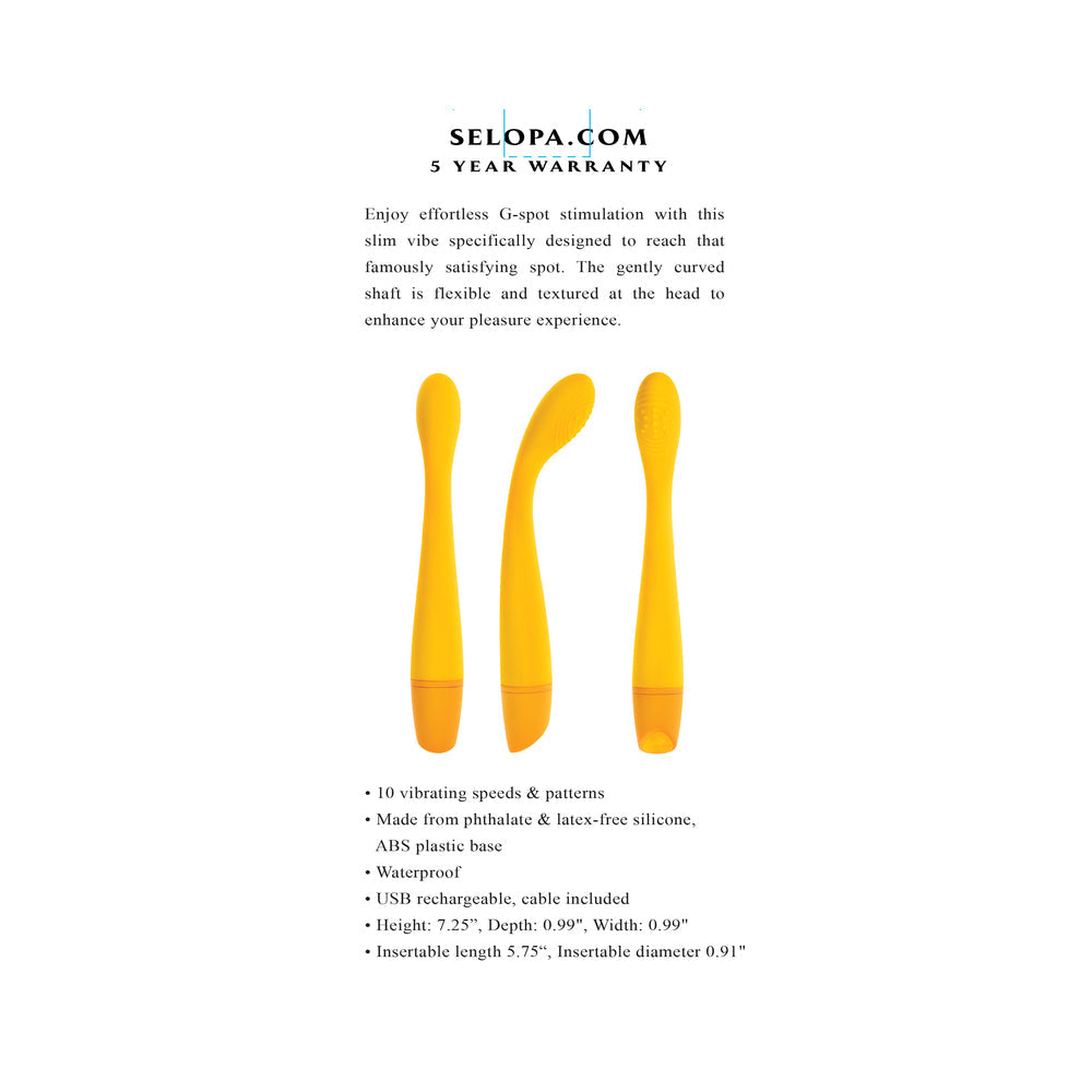 Selopa Lemon Squeeze Rechargeable Vibe Y