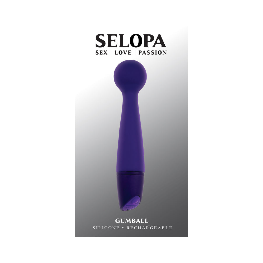 Selopa Gumball Rechargeabl Slim Wand Pu