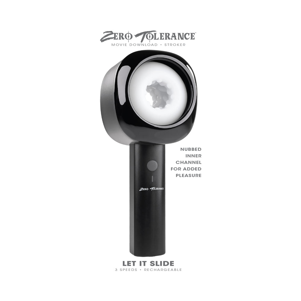 ZT Let It Slide Rechargeable Stroker Bla