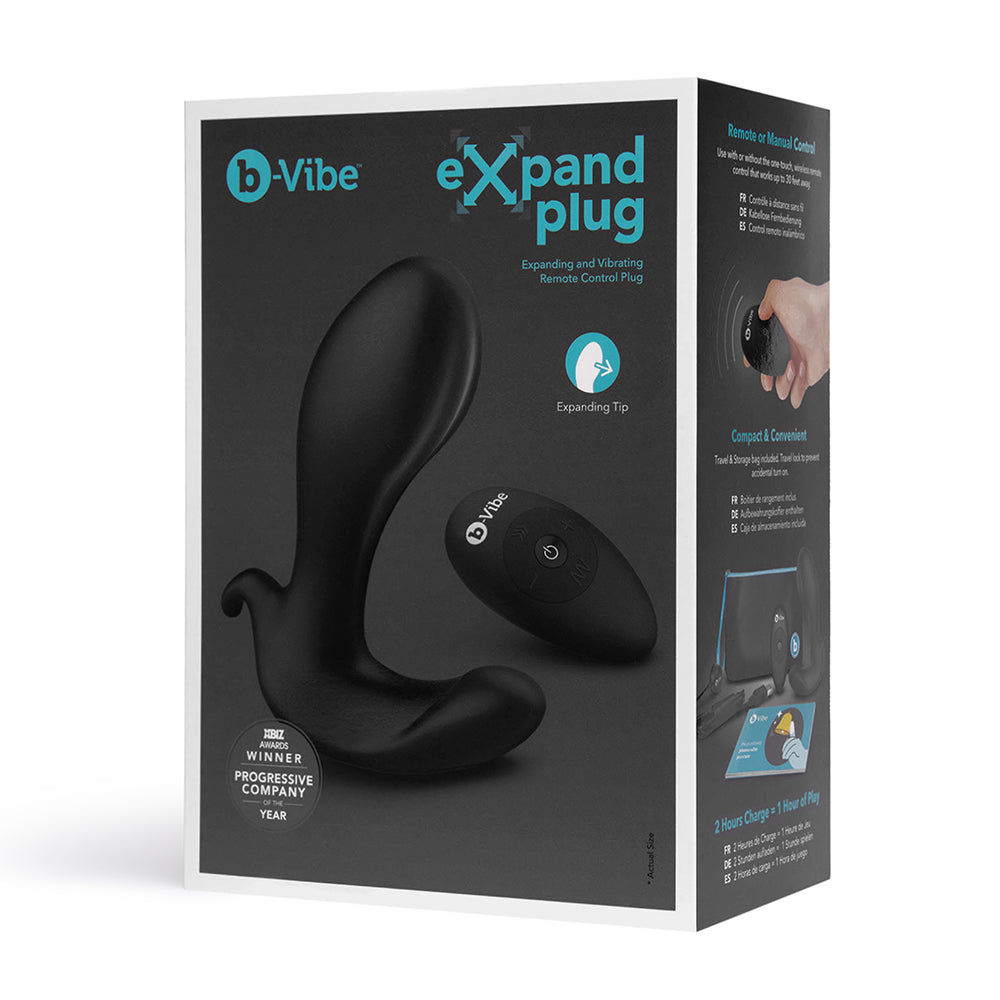 b-Vibe Expand Plug Black