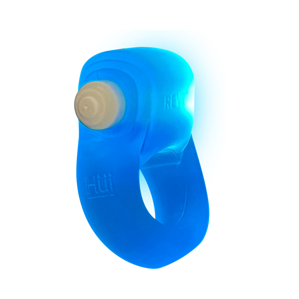 OxBalls Glowdick Cockring W/Led Blue Ice