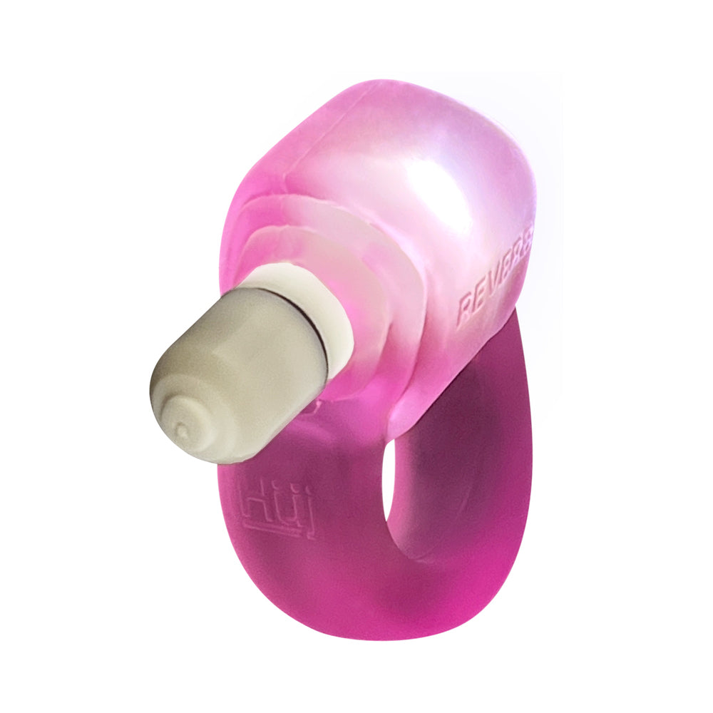 OxBalls Glowdick Cockring W/Led Pink Ice